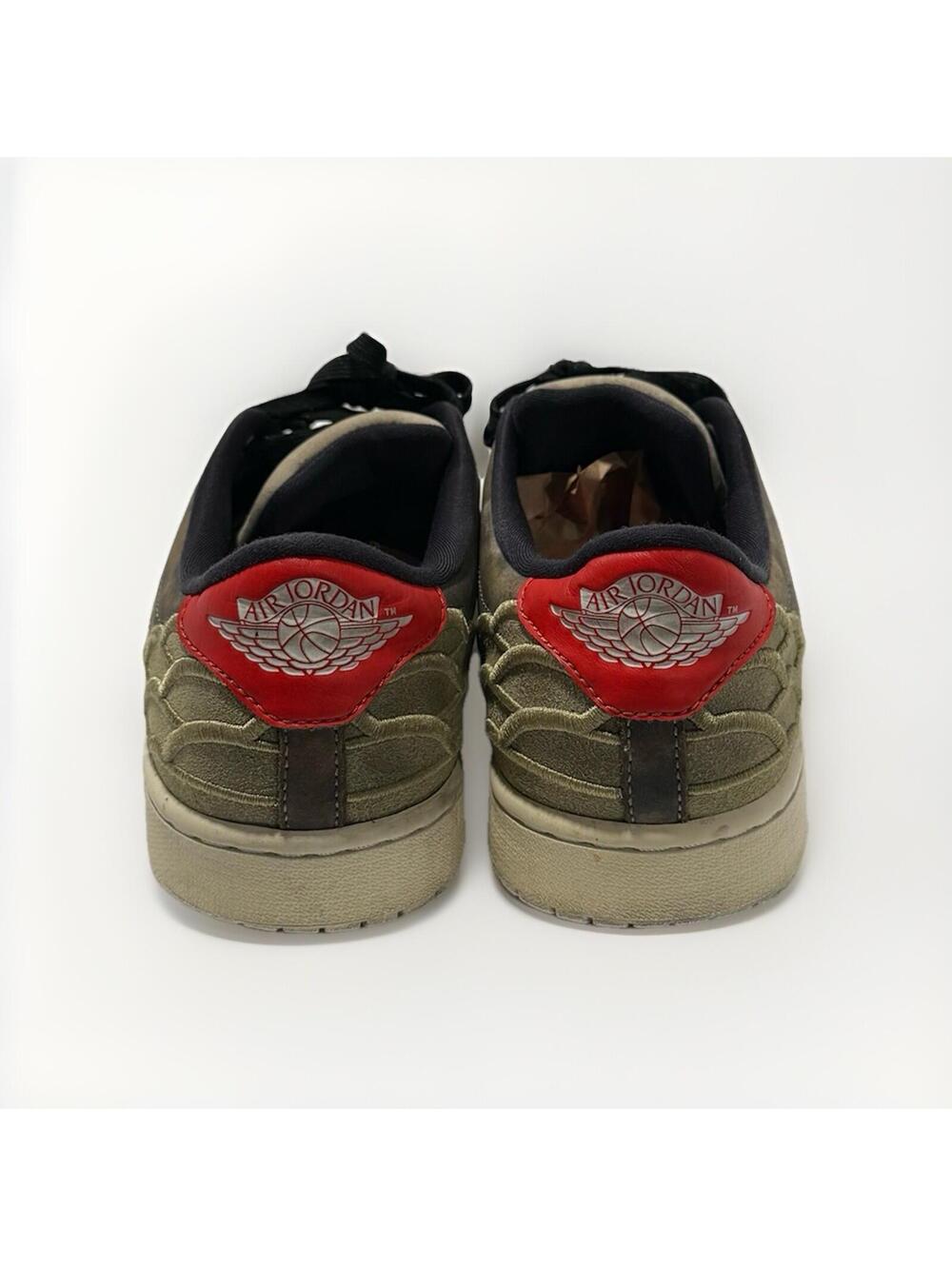 Air Jordan 1 Centre Court Sneakers Mens Size 9.5 Oil Green DJ2756-300 - Picture 2 of 7
